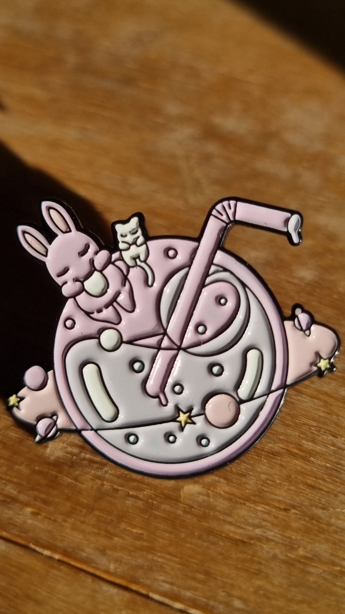 Pin - Bunny sparkle planet