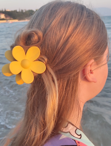Blomhårklämma - storlek Large